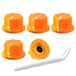 MXR Style Fluted Knob Guitar Pedal Knob Knurled Shaft 6.35MM Shaft Hole Diameter