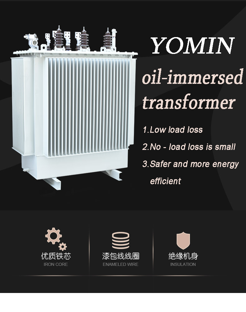 S11 Three Phase Oil Immersed Oil-Immersed Type Transformer Oil-Filled Electric Transformer