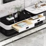 Odorless Metal Frame TV Cabinet Easy Storage MDF Living Room Furniture TV Stand
