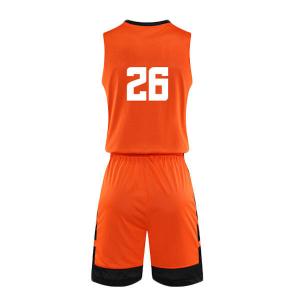 Quality Lightweight Stylish Orange Basketball Jersey All Sizes Available Eco Friendly wholesale