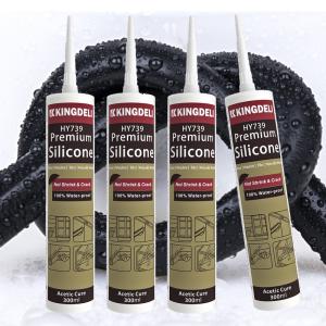 Quality 300ml 320ml RTV GP Acetic Silicone Sealant Weather Resistance For Glass wholesale