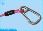 Coiled Lanyard 7x7 Extension Spring Safety Cable