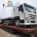 Manual Transmission 375HP HOWO 45t Trailer Head Truck