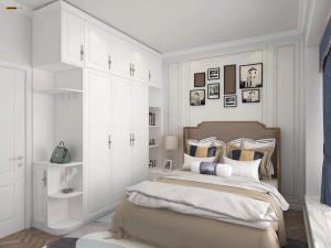Quality White Bedroom Swing Door Wardrobe Furniture 16mm 18mm wholesale