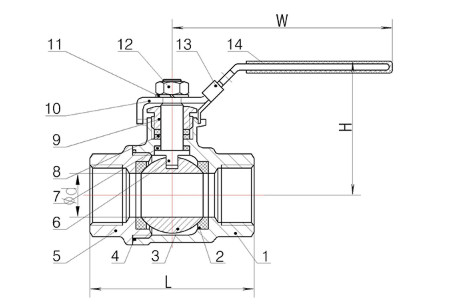 Sus304 2 Ball Valve Stainless Steel 1 Inch Ss Ball Valve Casting Full Bore