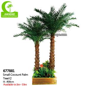 Quality Luxury 400cm Artificial Tropical Tree For Garden Landscaping wholesale