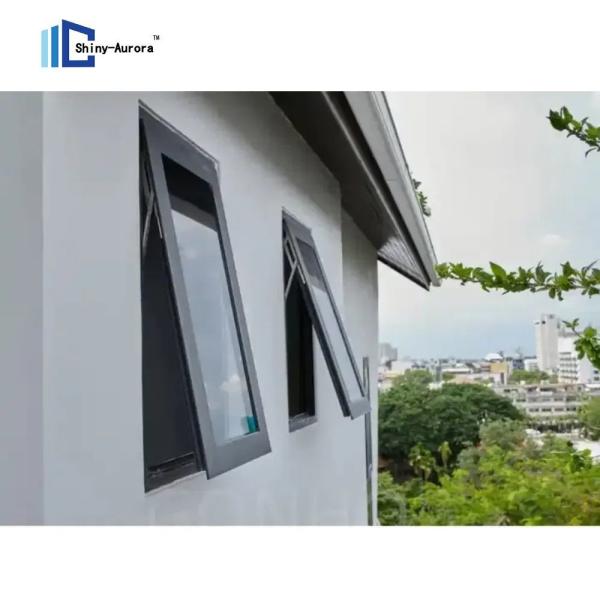 Anti Theft Burglar Proof Aluminium Windows 36 X 48 Soundproof Casement Awing