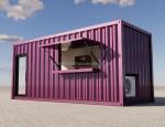 20ft Prefab Shipping Container Pop Up Coffee Shop Restaurant Mobile Container