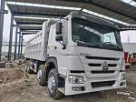 Used Commercial Dump Trucks 6 Cylinders In Line 371hp 8×4 SINOTRUCK HOWO ZZ3317