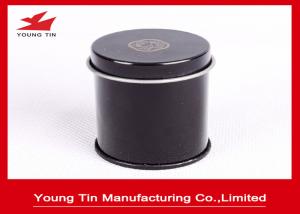 Quality Black Round Mini Tin Box Tea Packaging wholesale