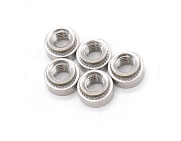 SS304 Blind Flash Floating Round Broaching Self Clinching Nuts JIS Standard Zinc Plated Finish for Metric Fastener Needs