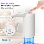 1.6L/Min 1200mAh Water Bottle Pump Dispenser Food Grade ABS Material