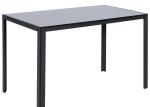 Tempered Glass 75cm Metal Legs 27kgs Modern Dining Room Sets