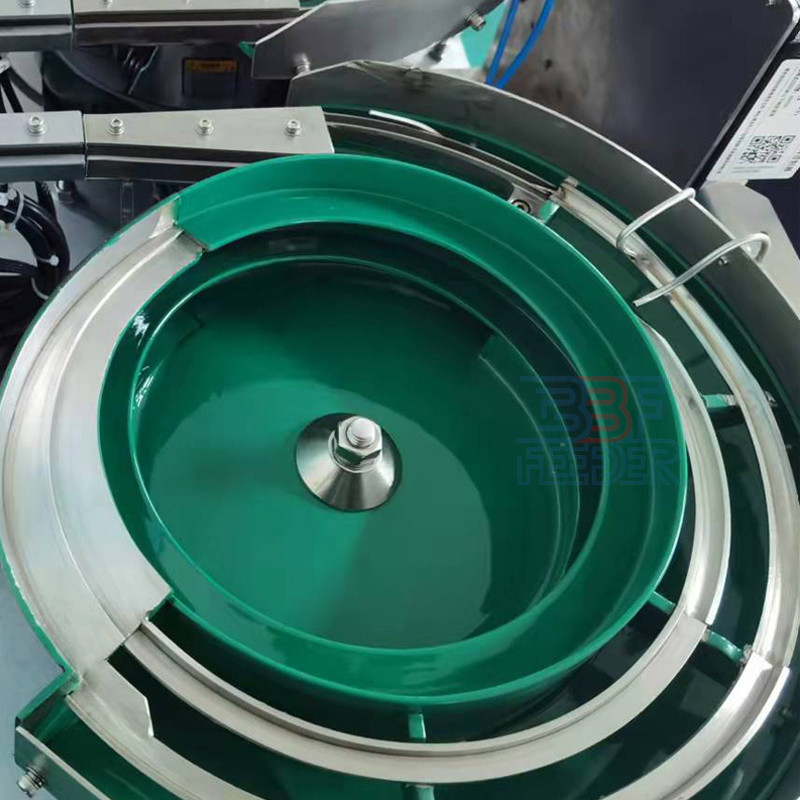 Double Vibratory Bowl Feeder Screw Caps Customized Vibrating Bowl Feeder