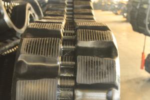 Quality Black Color Track Loader Rubber Tracks With Adjustable Link / Length wholesale