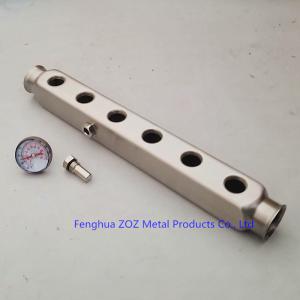 Quality ZZ18009 Stainless Steel PEX Floor Heating Manifold Pipe, Stainless Steel Heating Bar Manifolds wholesale