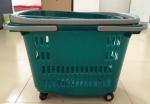 36L Shopping Basket With Wheels Grocery Hand Cart 540×380×380 mm