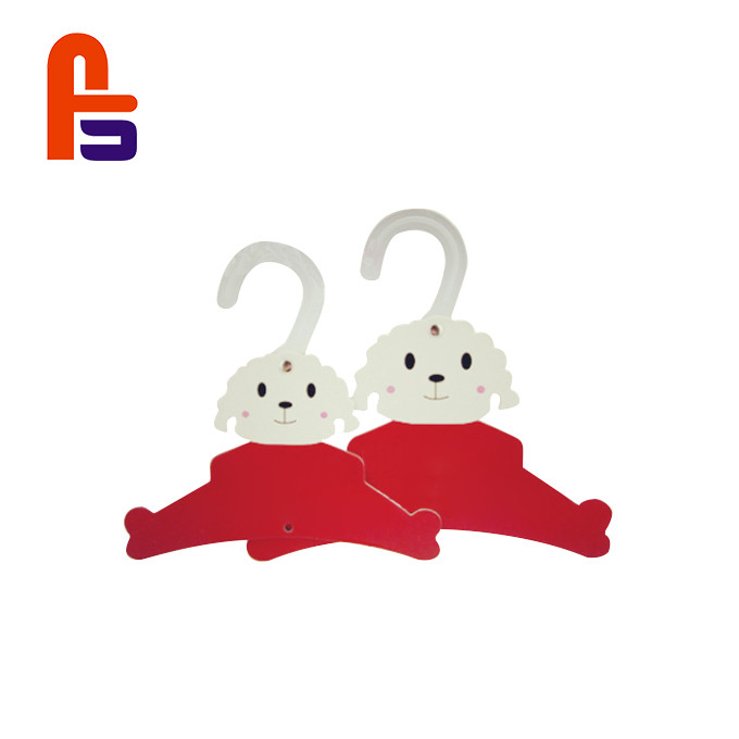 Woman Clothes 15*15cm Compact Design With Plastic Handle Custom Cardboard Hangers