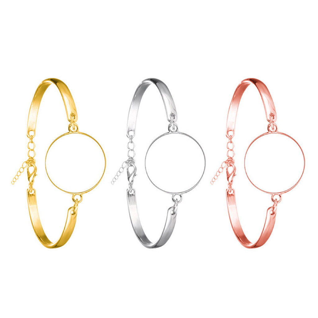 Elegant Sublimation Bracelet Blanks DIY Custom Sublimation Charm Bracelets