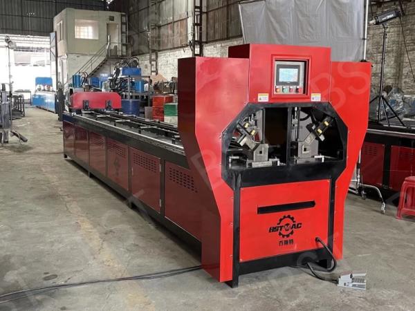 GS SS Steel Industrial Hydraulic Tube Punching Machine For L Beam H Beam 0.8-2S