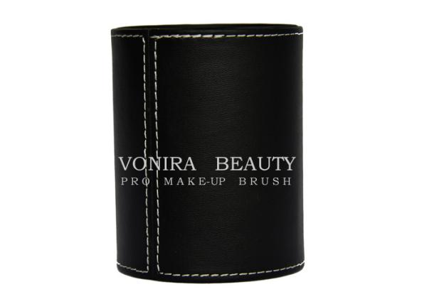 Customized High Quality Leather Makeup Brush Holder Case Travel Cosmetic