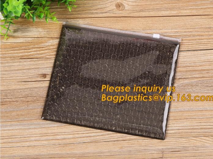 Cosmetic Pink Slider Padded Bag/Silver k Bag With Bubble,Padded Envelopes Cheap Aluminium Foil k Holographic