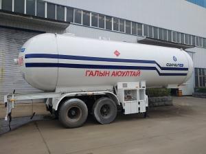 Quality Transport Road Lpg Delivery Truck 2 Axle 45cbm 18mt 18 Tons Semi Trailer wholesale