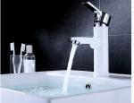 Household Stainless Steel Water Filter Faucet Splash Proof Ceramic Spool Single