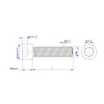 GB Standard M3-M12 304 Stainless Steel Hex Socket Fillister Cap Head Threaded