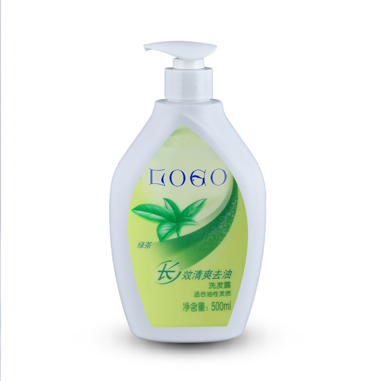 500ml Empty HDPE Shampoo Pump Bottle Flat Sunscreen Body Lotion Pump Bottles