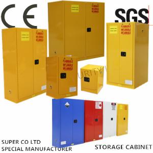 Quality Vertical Drum Hazardous Flammable Storage Cabinet Fully Welded , 60 Gallon wholesale