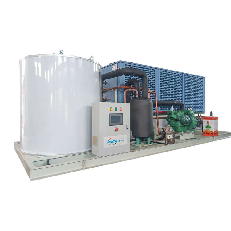 15 Tons Commercial Automatic Flake Ice Machine Fresh Water