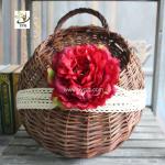 UVG wholesale silk flowers in individual artificial penoy for floral wall