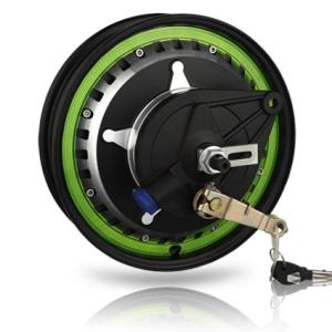 Quality 12 Inch Electric Motorcycle Parts , High Torque Brushless Electric Motors With Lock wholesale