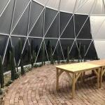 15m Half Sphere Geodesic Big Dome Tent Large Bay Clear Window Yurt