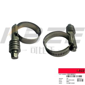 Quality 3918521 KBZE BRAND HOSE CLAMP FOR CUMMINS 6CT EXCAVATOR ENGINE wholesale