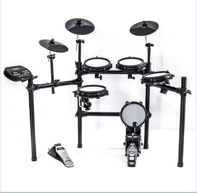 electric drum set double pedal drums percussion acoustic drum set The thickness of wood used by different brands may var