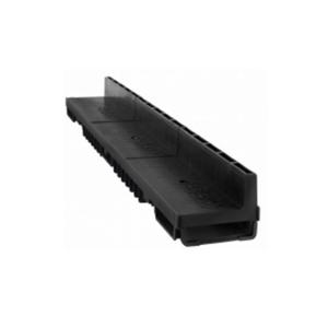 Quality Black Plastic Drainage Channel A15 Loading With Polypropylene Grating wholesale
