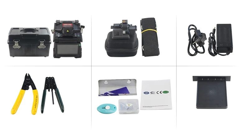 FTTX RJ45 SM/MM/DS/NZDS Handheld Arc Splicing Welding Machine with Touch Screen Display