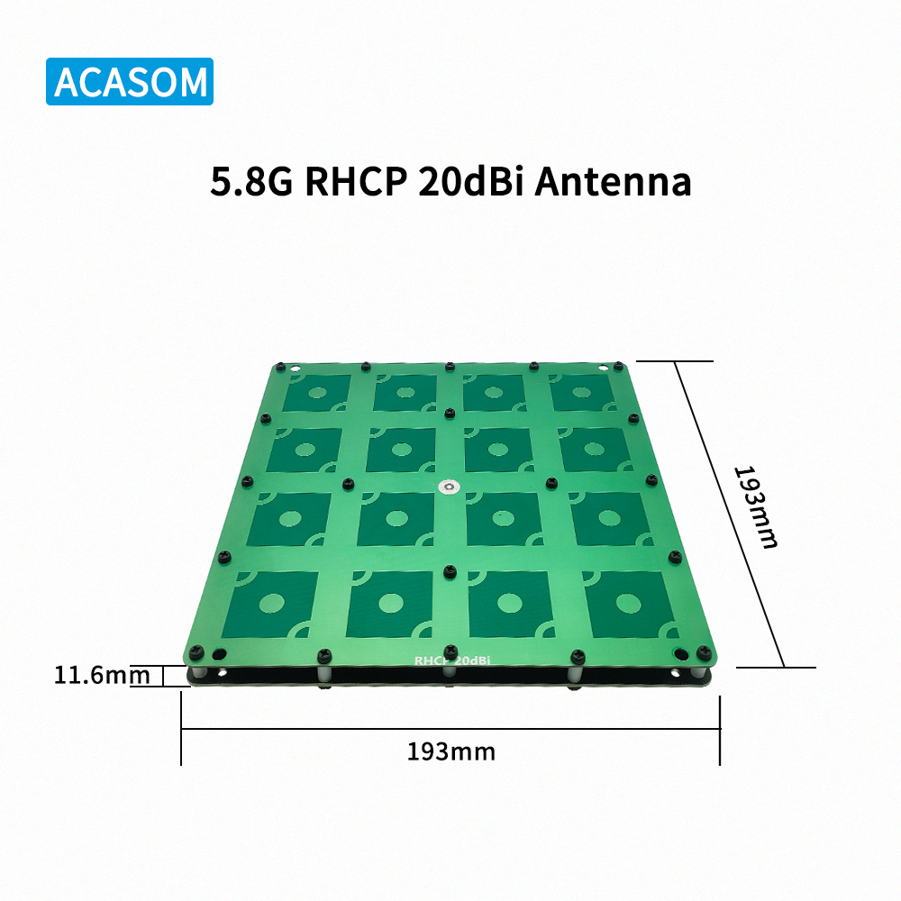 20dBi Gain Panel Long Range Drone Antenna For High Power Amplifier Booster