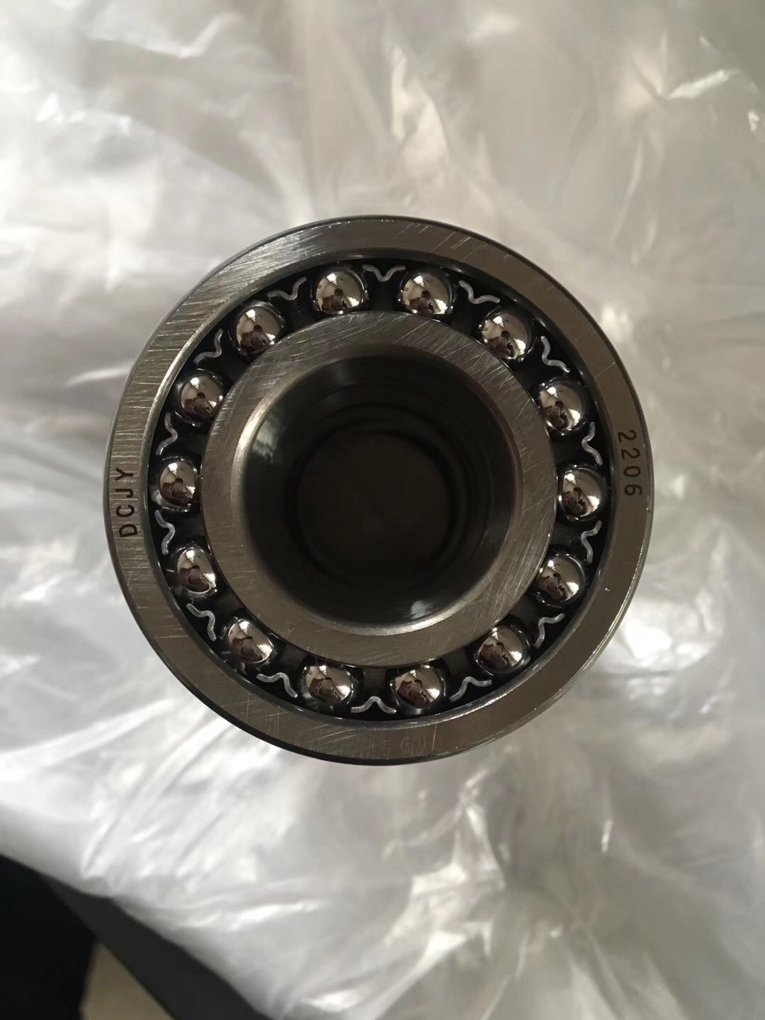 Self Aligning Ball Structure 35mm Id Bearing , High Speed Ball Bearing 2207