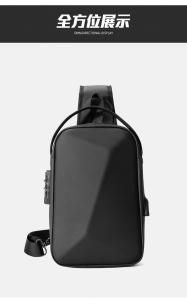 Quality NEW MEN'S CHEST BAG LARGE CAPACITY SHOULDER BAG CROSSBODY BAG MALE LEISURE OFFICE IPAD COMPUTER CHEST BAG HARD SHELL wholesale