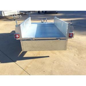 Quality Heavy Duty Off Road Trailer / Hot Dip 7 X 4 Galvanised Trailer For Outside Camping wholesale