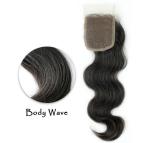 Hot Sale Indian Hairpiece Natural Black Body Wave Lace Front Closure With Baby