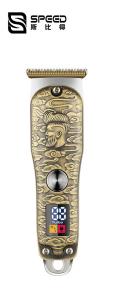 Quality 807B Digital Display Micro Hair Clippers Precision Steel Grinding Oil Head Carver Scissors wholesale