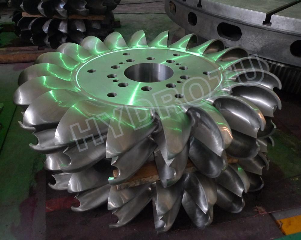 Hydropower Equipment 20000KW Pelton Hydro Turbine with High Efficiency Pelton Wheel