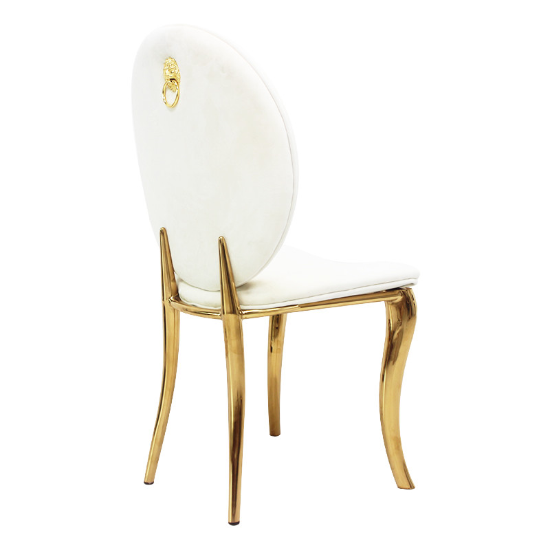 Leather Light Luxury High End Dining Room Chairs Modern Simple italian style dining chair