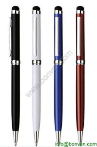 Quality Twist Action Ballpoint Pen W/ Capacitive Stylus, metal Capacitive pen for gift wholesale