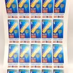 Household Removable Printable Labels Waterproof BOPP Plastic Water Bottle Labels