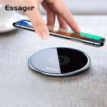 Desktop Mirror USB Qi Wall Charger Wireless 15W For Phone Charging